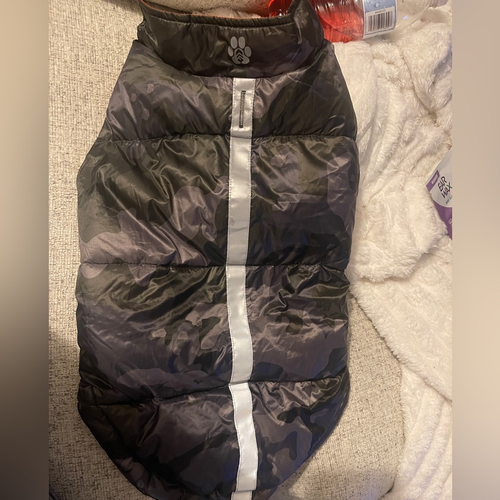 New doggie puffer coat size med